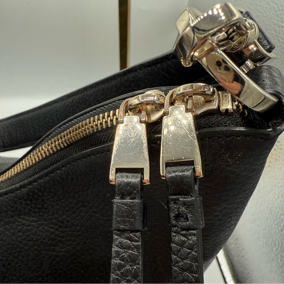 $449 Kate Spade Zippy Shoulder Bag Pebble Leather Black - Picture 8 of 9